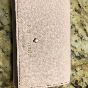 light pink Kate spade wallet